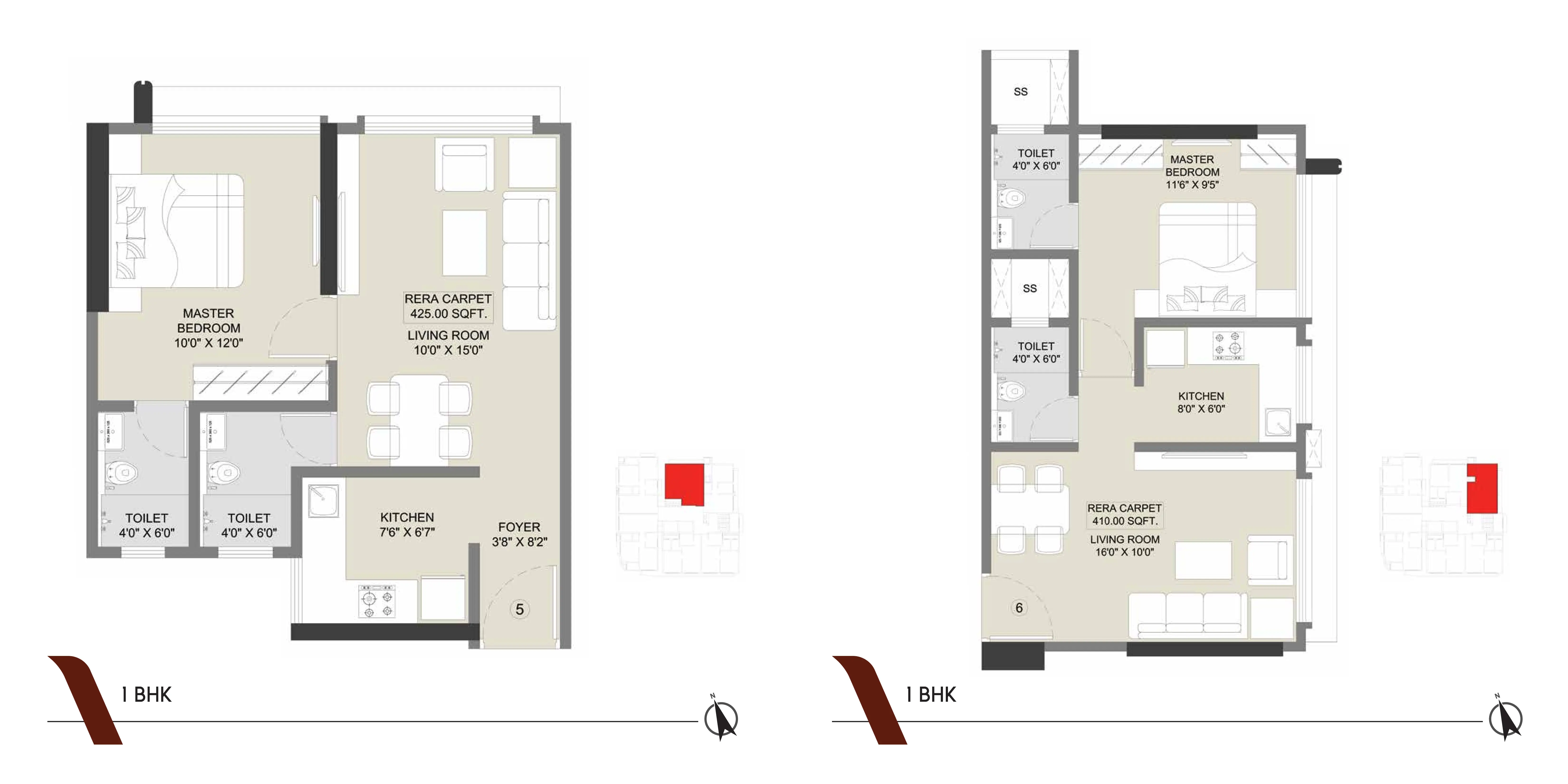 Vue Dotom floorplan